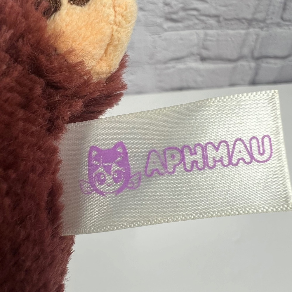 Aphmau MeeMeows Mystery Plush Monkey Cat Brown Shaggy 6" 2024 Limited Edition - Picture 7 of 8